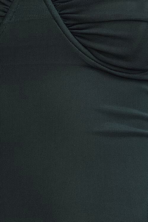 Monet Mesh Maxi Dress-Scarab Green