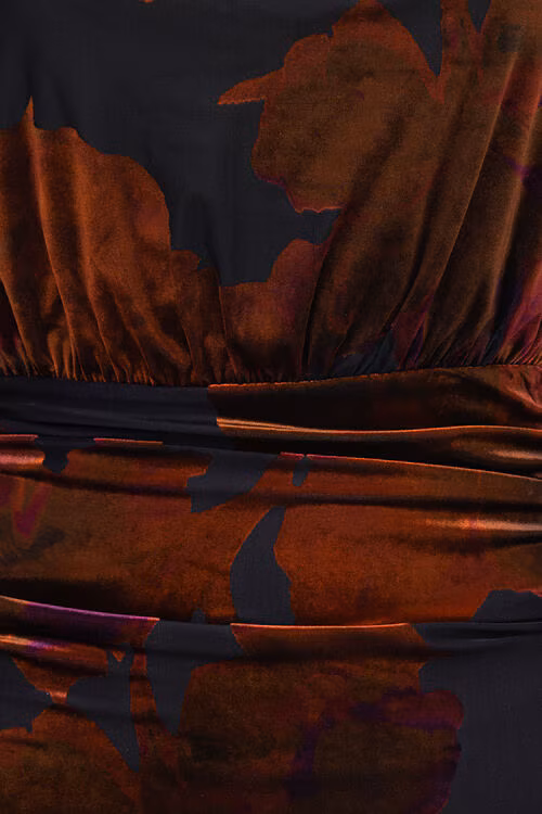 Burnout Halter Maxi Dress