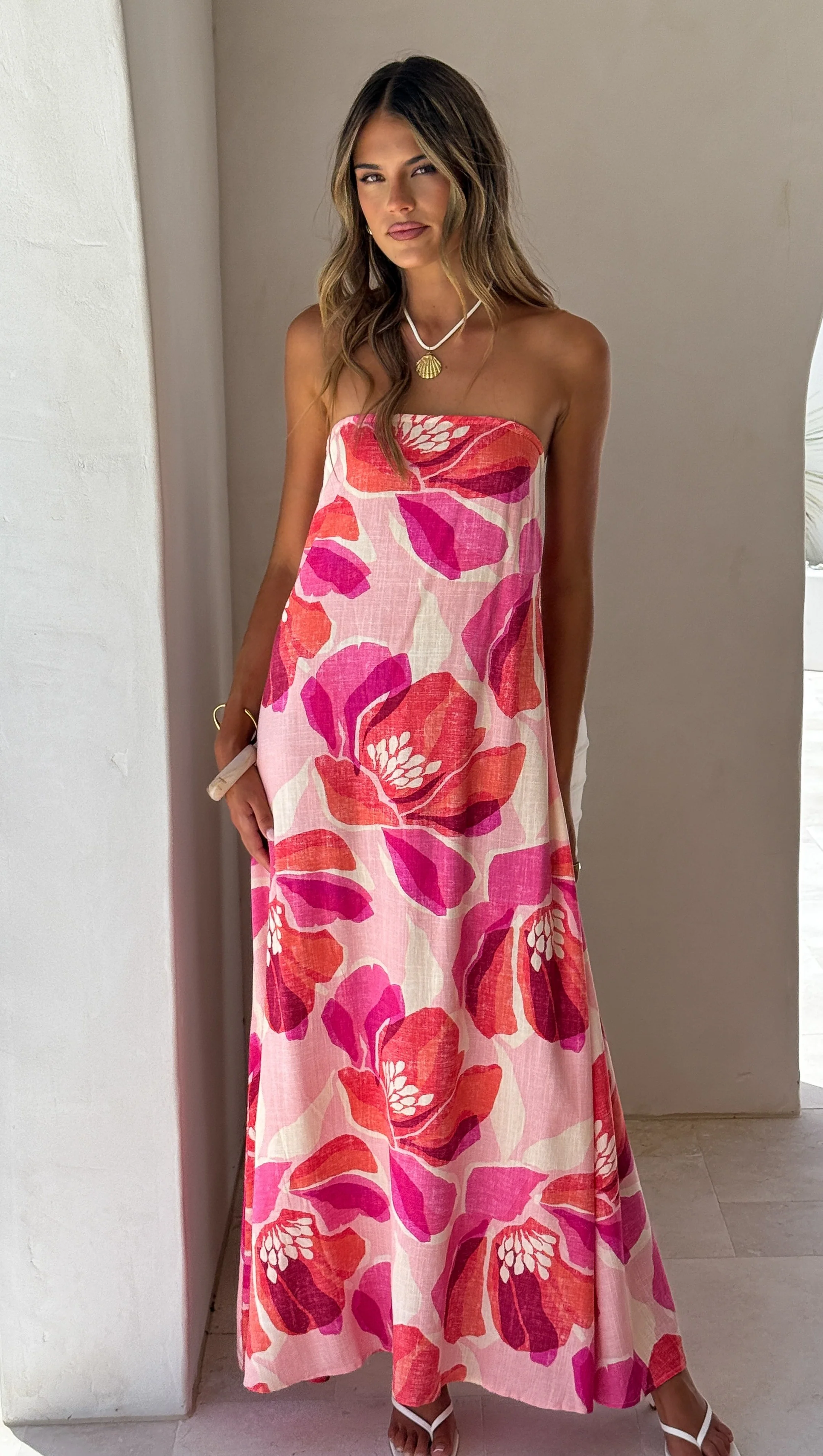 Luna Maxi Dress - Rosalie Print