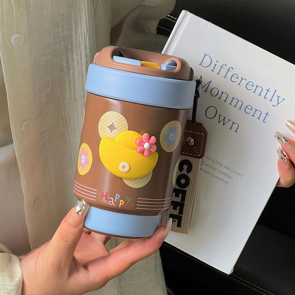 Heart Pattern Coffee Cup