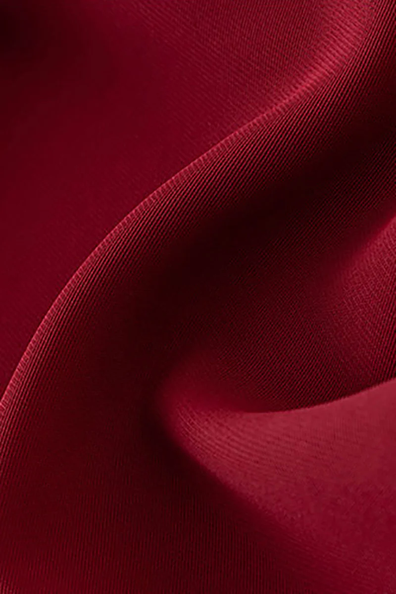 Red Cross-Back A-Line Midi Dress - HBQMJX