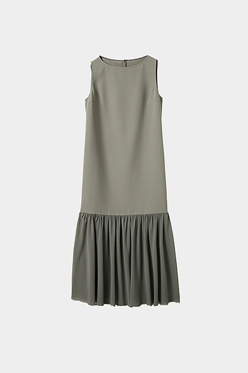 Sleeveless Drop-Waist Maxi Dress - HBQMJX