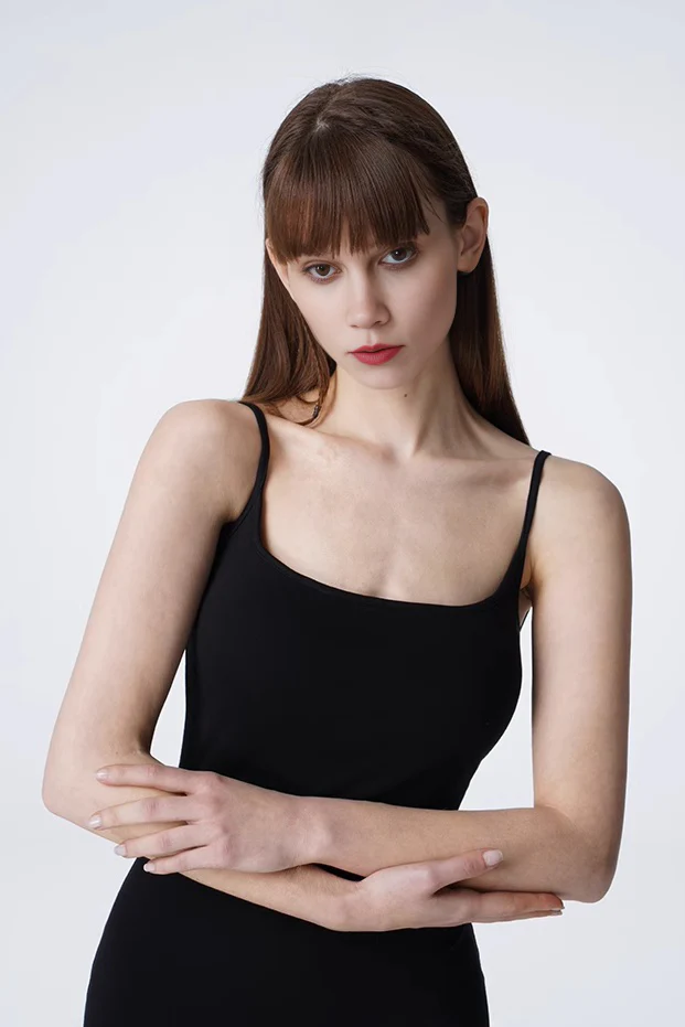 Bra-free Backless Tank Dress with Slit - JIEEQQ