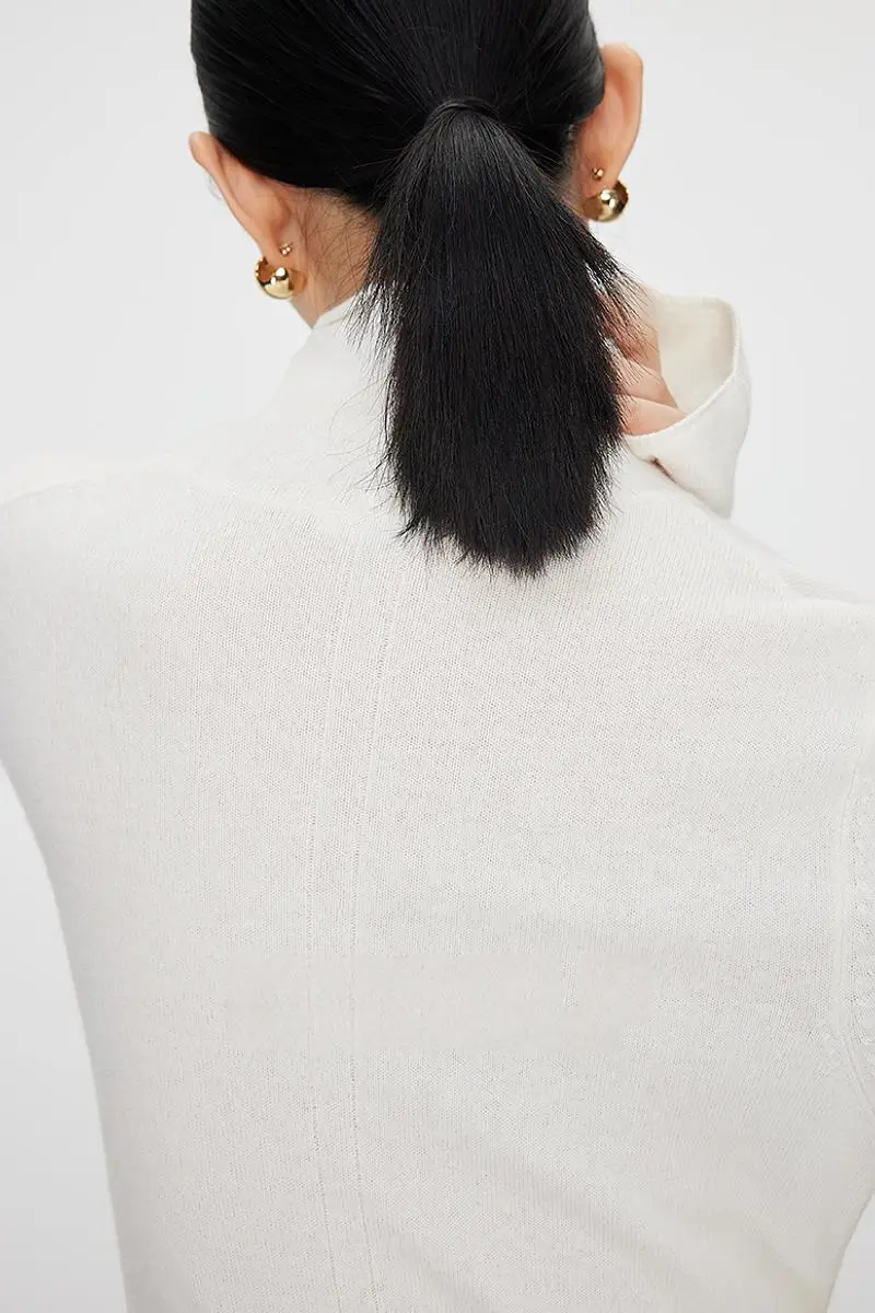 100 Wool Long Sleeve Crewneck Maxi Sweater Dress - HBQMJX