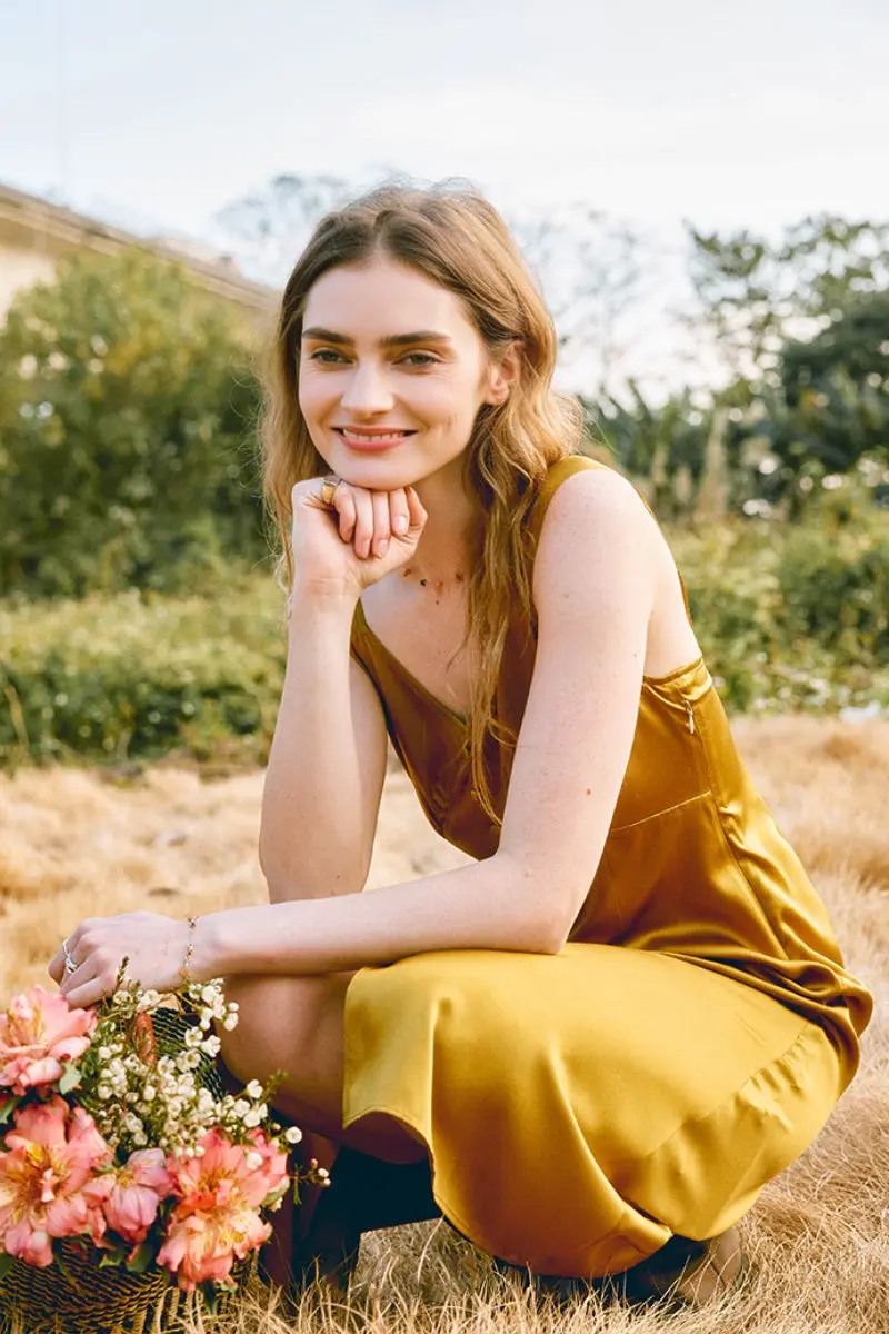 French-Inspired 19 MM Silk Crepe-Back Sleeveless Midi Dress - HBQMJX