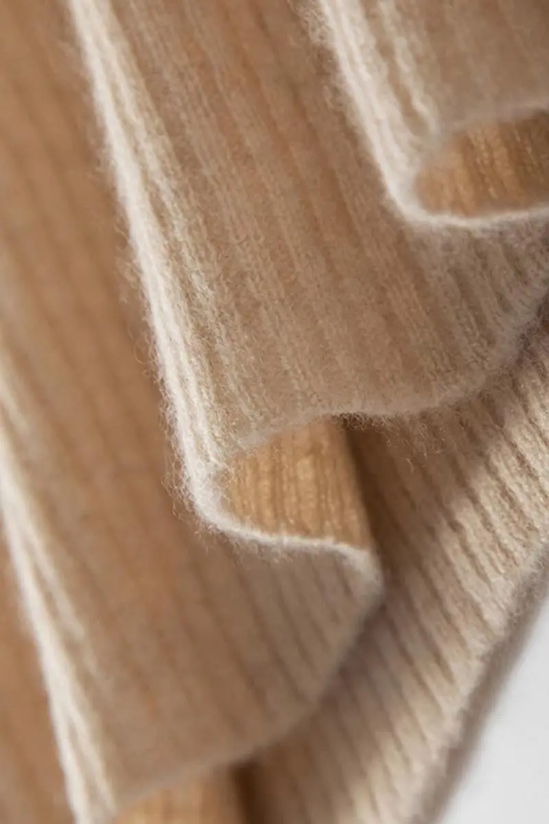 100 Cashmere Sleeveless Rib-Knit Midi Sweater Dress - HBQMJX