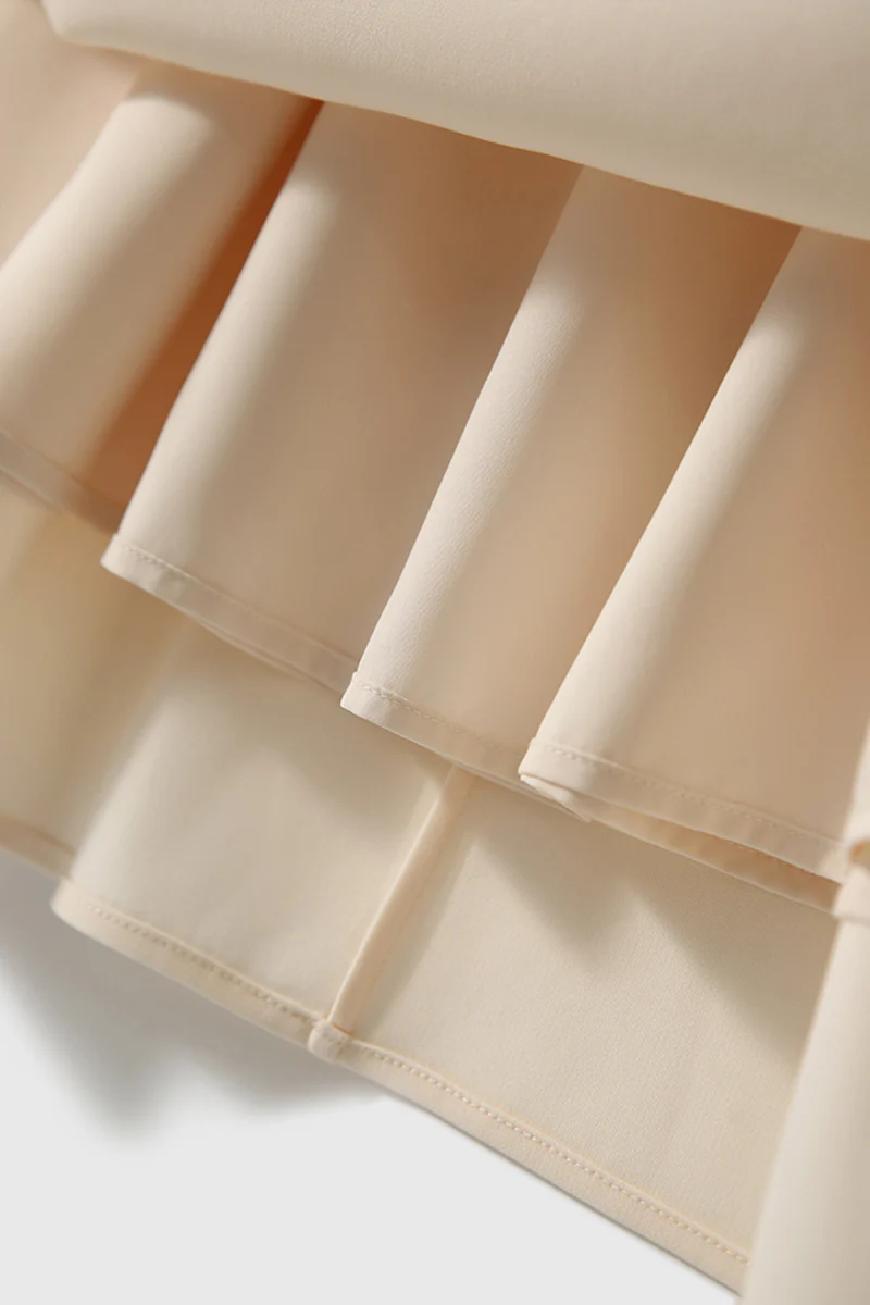 Elegant Acetate Sleeveless Fit & Flare Midi Dress - HBQMJX