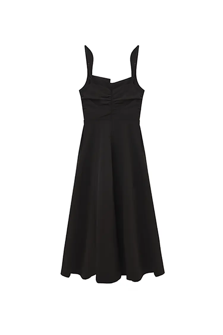 Asymmetric Front Sleevesless Dress - HBQMJX