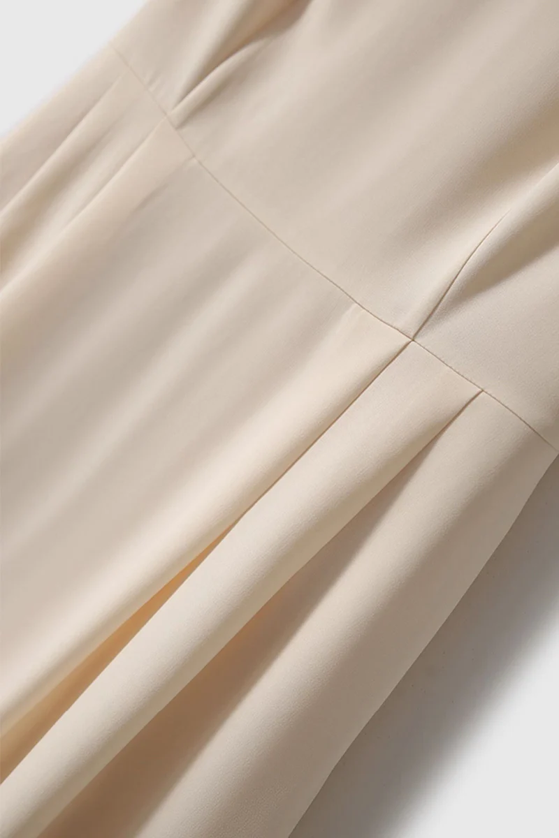 Elegant Acetate Sleeveless Fit & Flare Midi Dress - HBQMJX