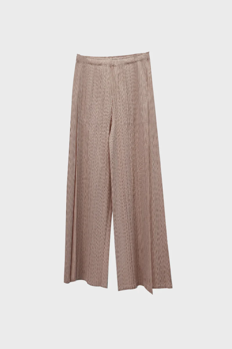 Designer Inspired Pleated Wide-Leg Cropped Pants - HBQMJX