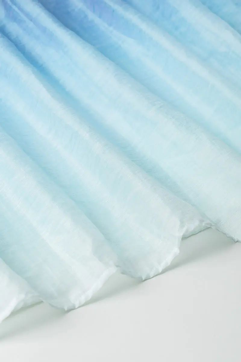 Ombre Sleeveless Trapeze Midi Dresss - HBQMJX