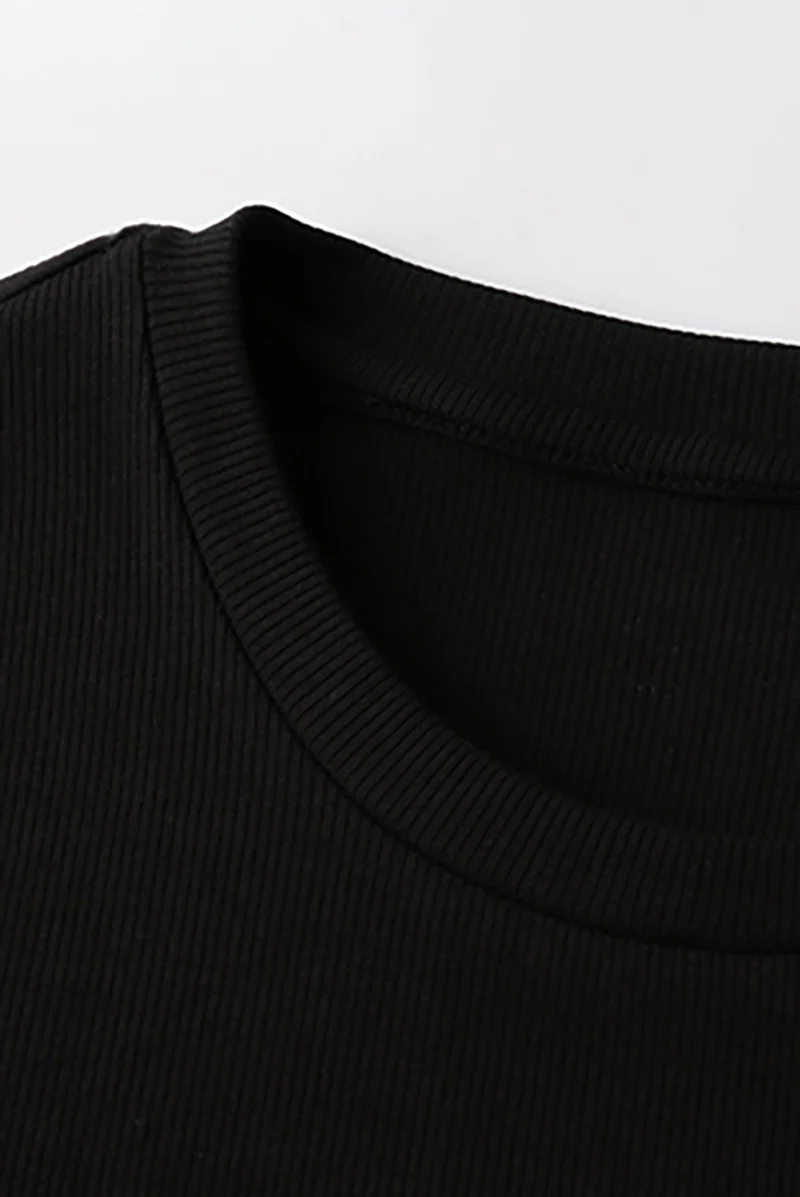 Fit & Flare Long-Sleeve Midi Dress with Flower Patchwork - HBQMJX