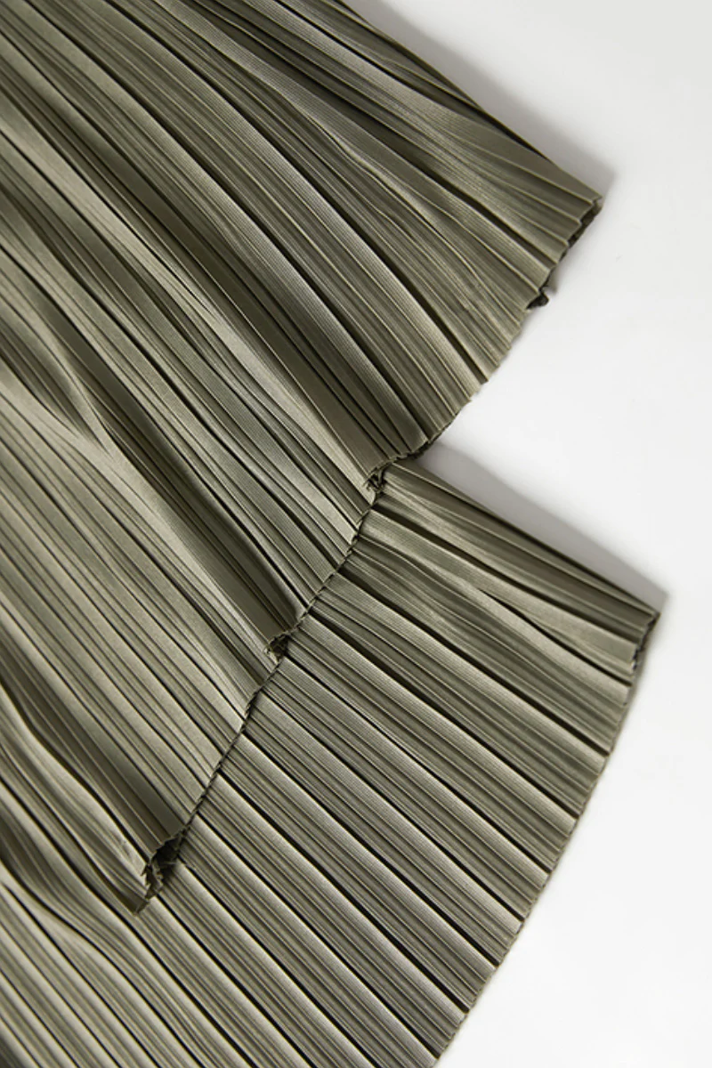 Flowy Pleated Pull-On Wide-Leg Pants - HBQMJX