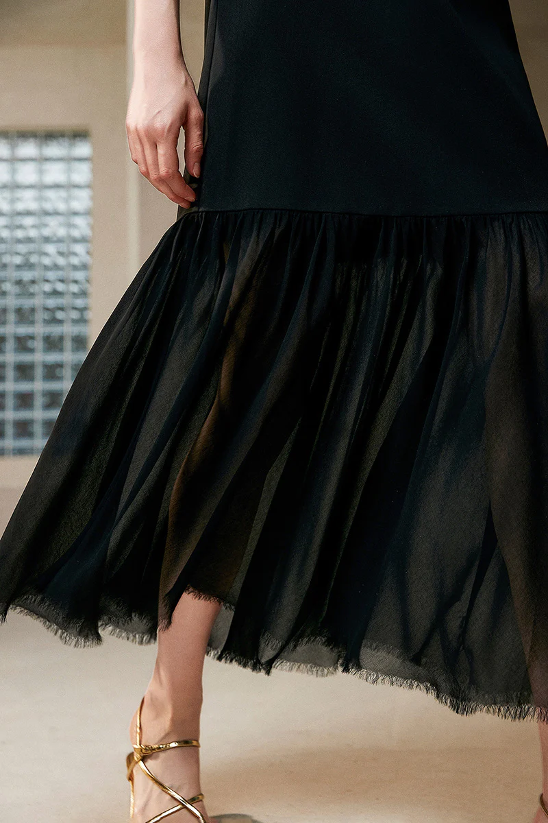 Sleeveless Drop-Waist Maxi Dress - HBQMJX