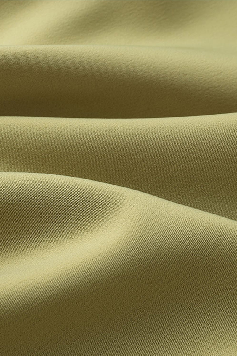 Green Spaghetti-Strap Twist-Front Midi Dress - HBQMJX