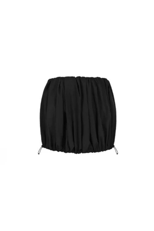 Preppy Mid-Rise Bubble Skirt - HBQMJX