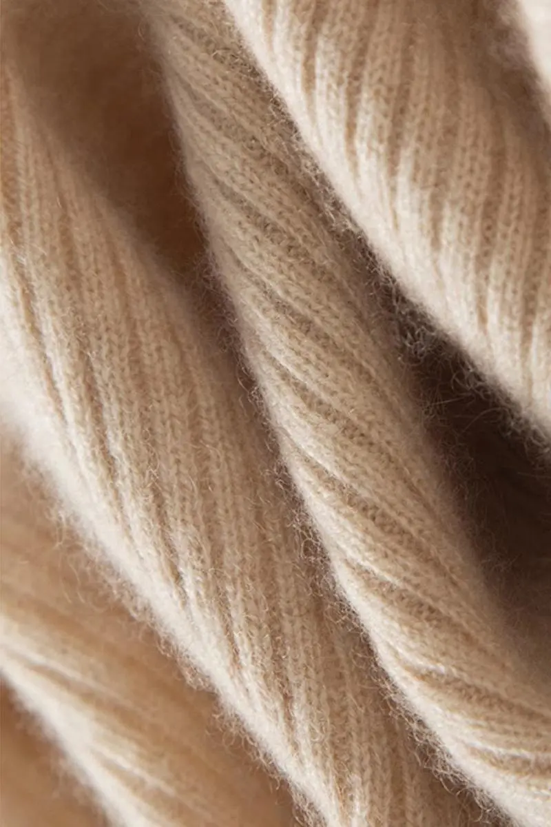 100 Cashmere Sleeveless Rib-Knit Midi Sweater Dress - HBQMJX