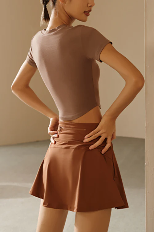 Classic Women's Sport Tennis Skirt - HBQMJX