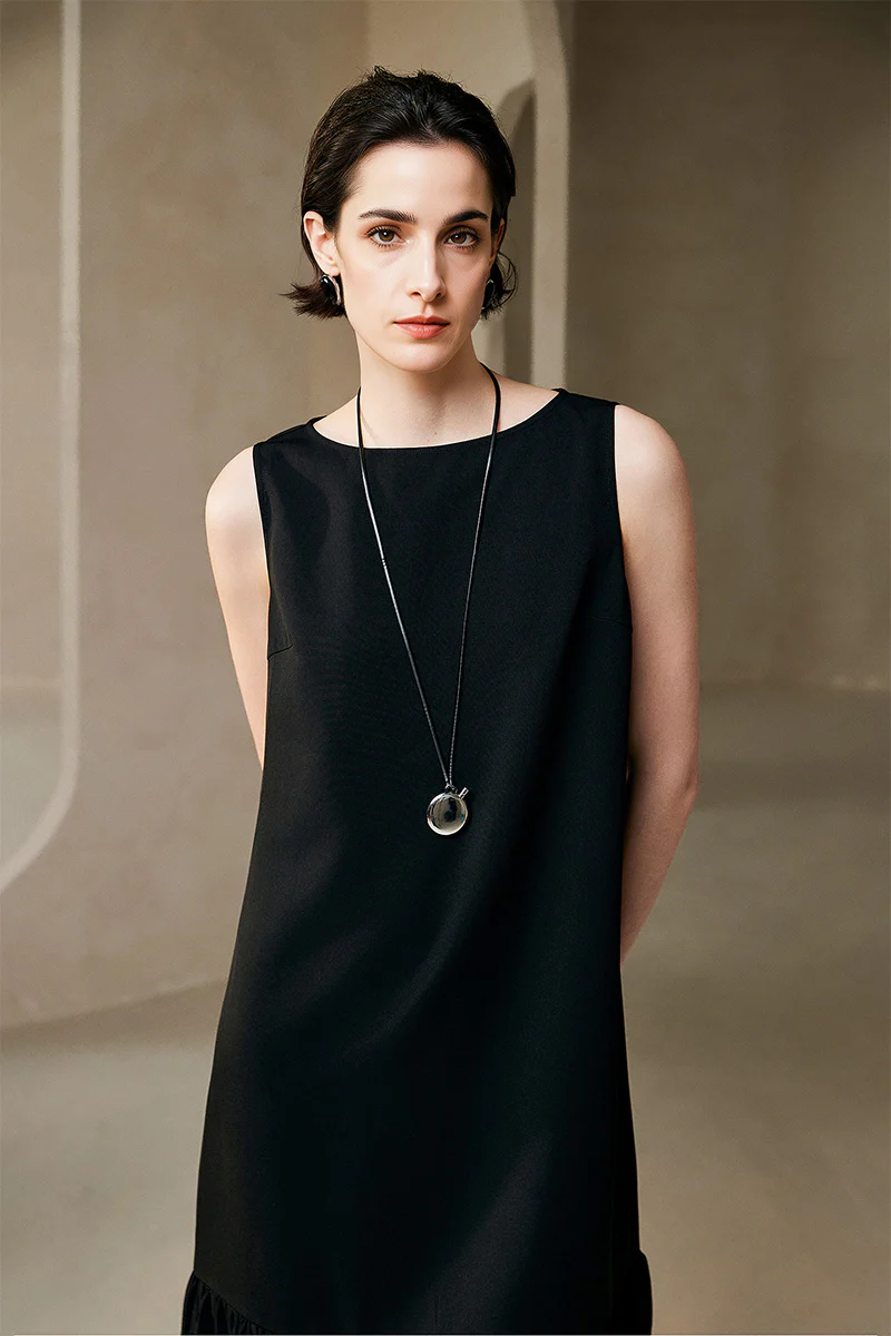 Sleeveless Drop-Waist Maxi Dress - HBQMJX