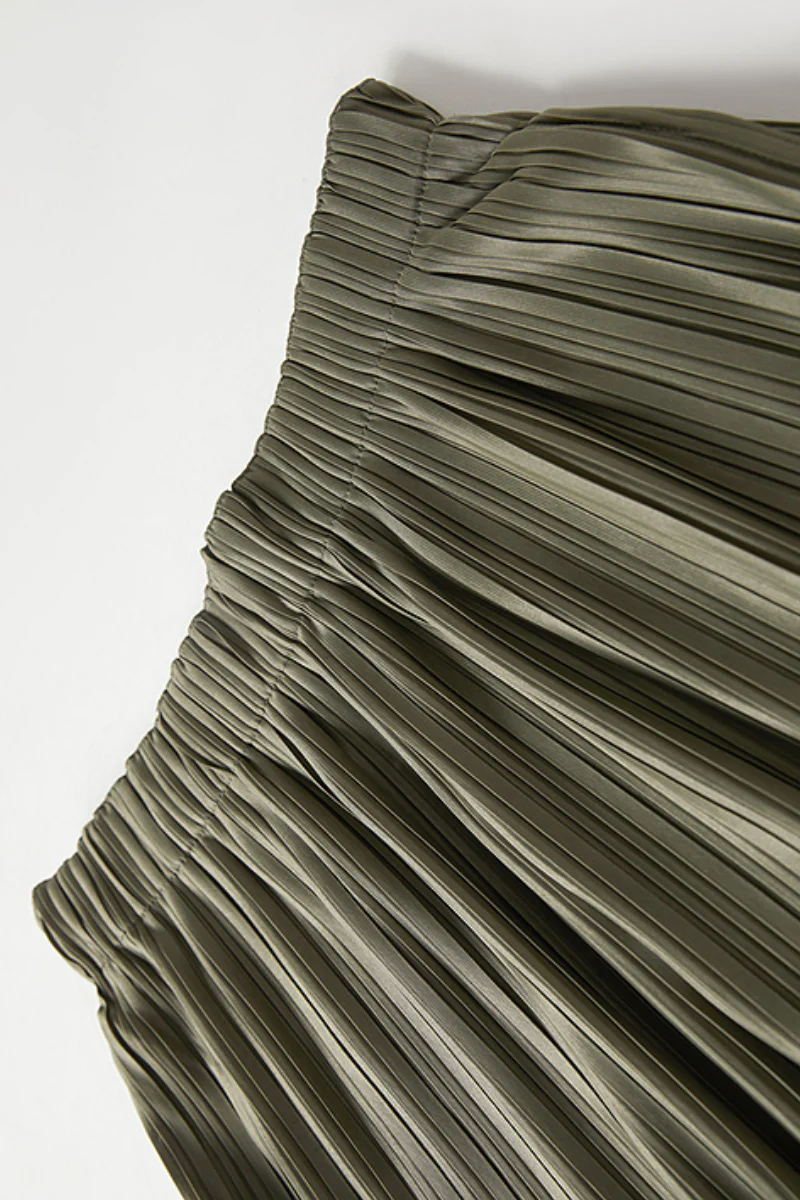 Flowy Pleated Pull-On Wide-Leg Pants - HBQMJX