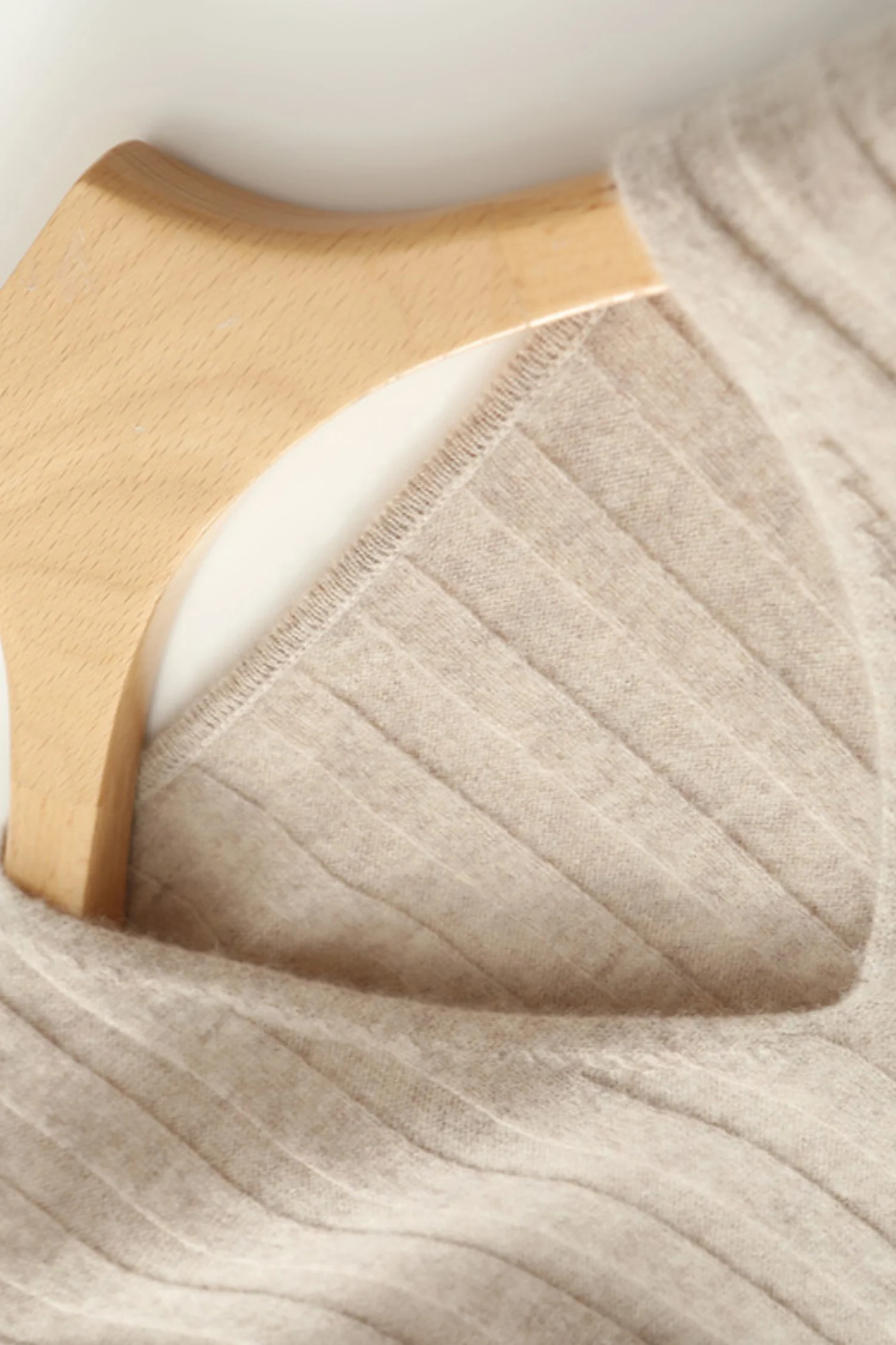 100% Merino Wool Long Sleeve Wide-Rib Midi Sweater Dress - HBQMJX