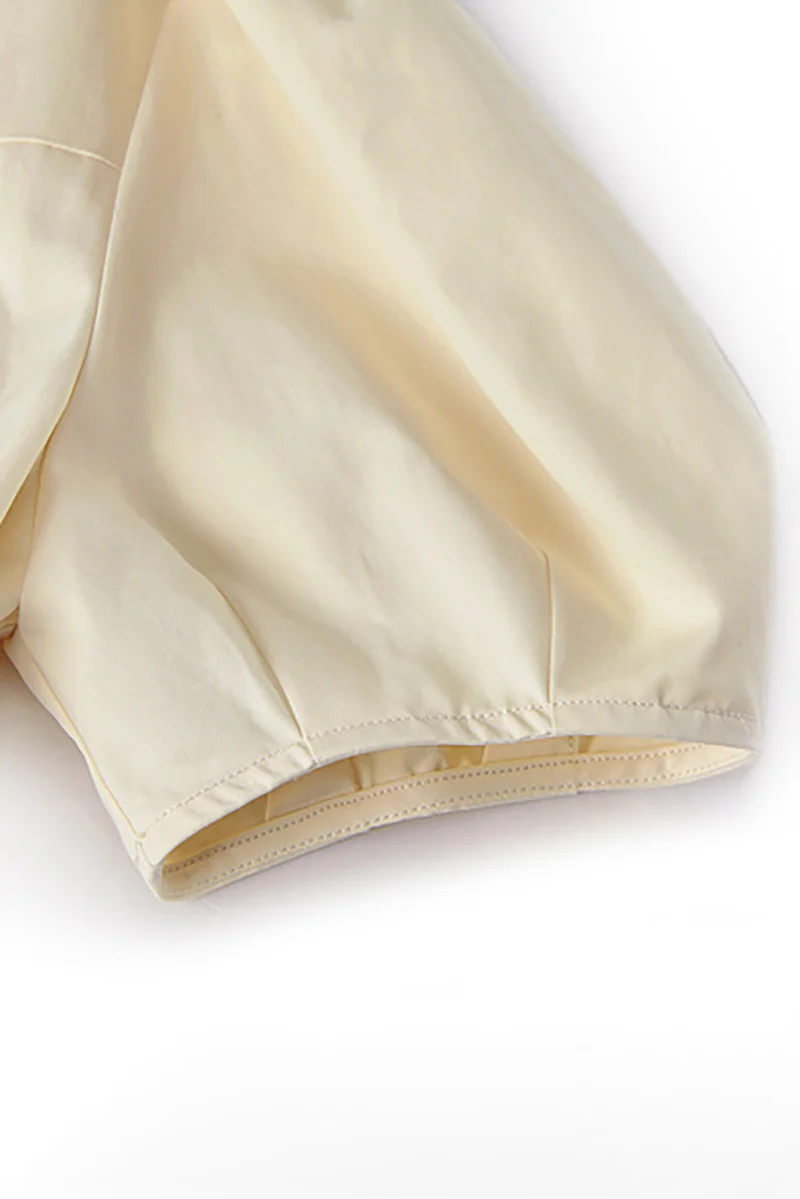 Ivory Cargo Square-Neck Belted Midi Dress - HBQMJX