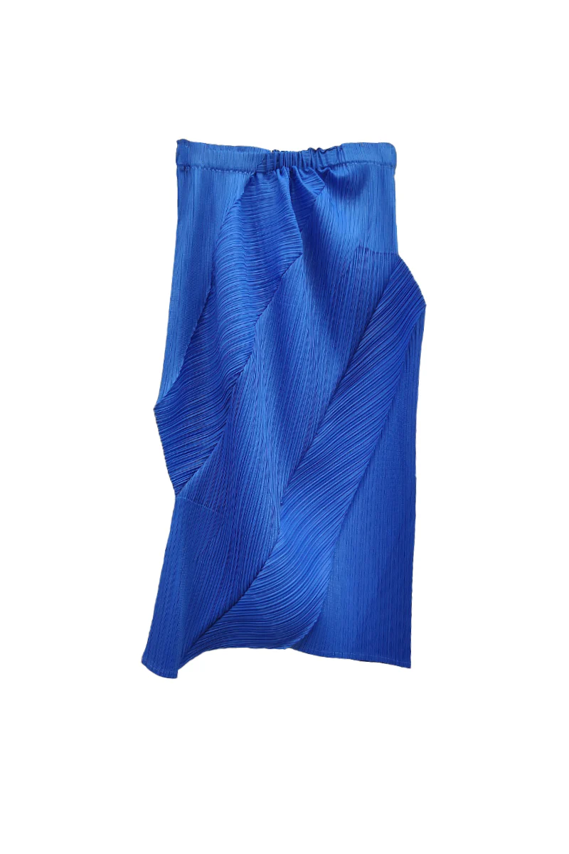 Designer Inspired Pleated Midi Skirt - HBQMJX