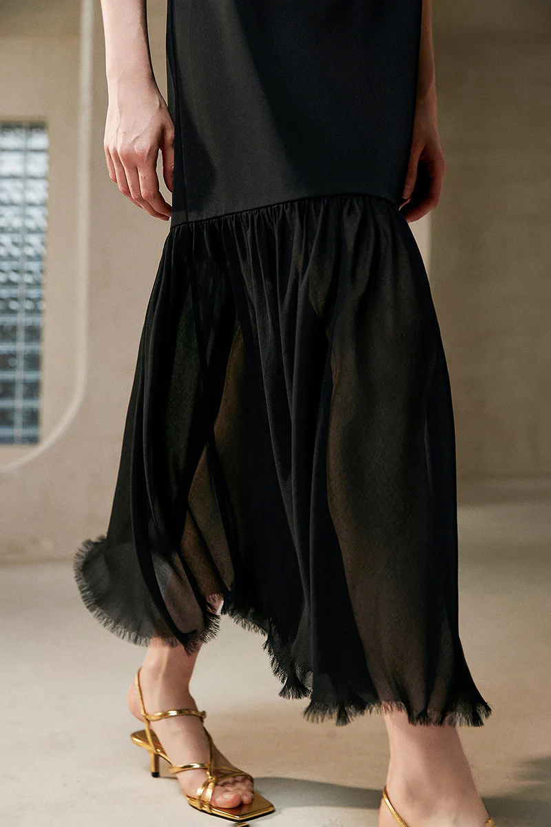 Sleeveless Drop-Waist Maxi Dress - HBQMJX