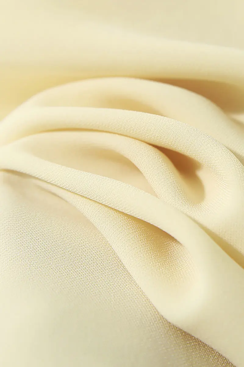 Yellow Triacetate V-Neck Gathered Waist Midi Dress - HBQMJX