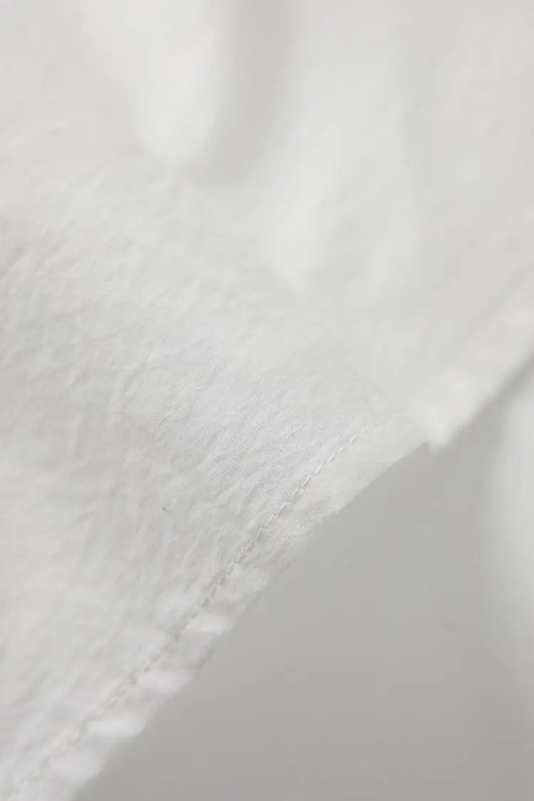 Fit and Flare Cotton Midi Dress with Side Pockets - HBQMJX