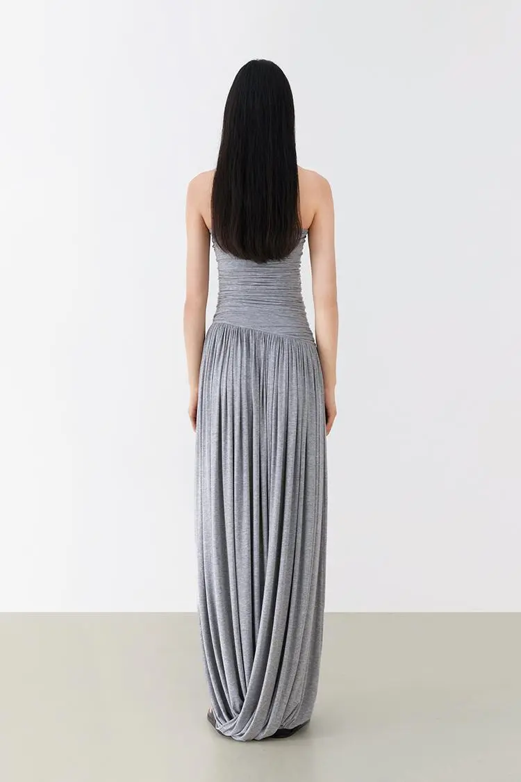 Tube Ruched Strapless Dress - HBQMJX