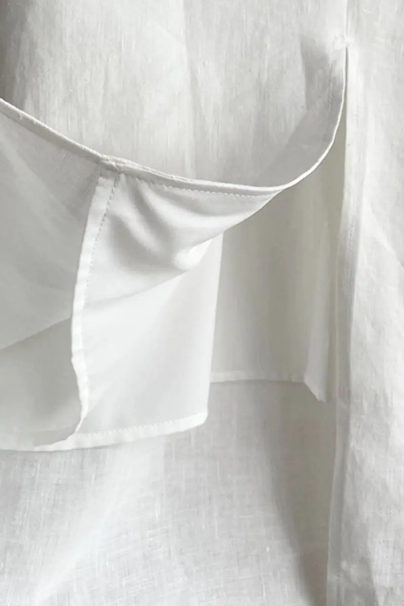 100 Linen Sleeveless Midi Dress With Back Slit - HBQMJX