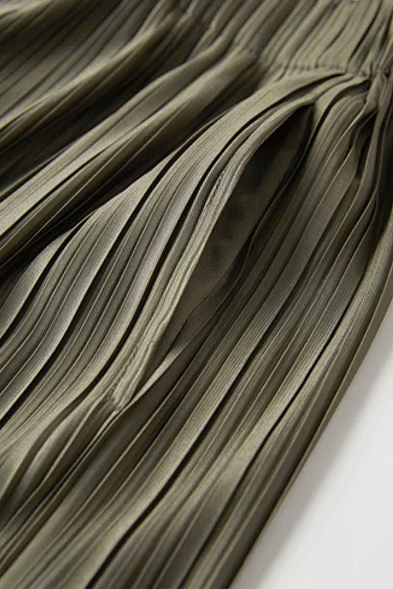 Flowy Pleated Pull-On Wide-Leg Pants - HBQMJX