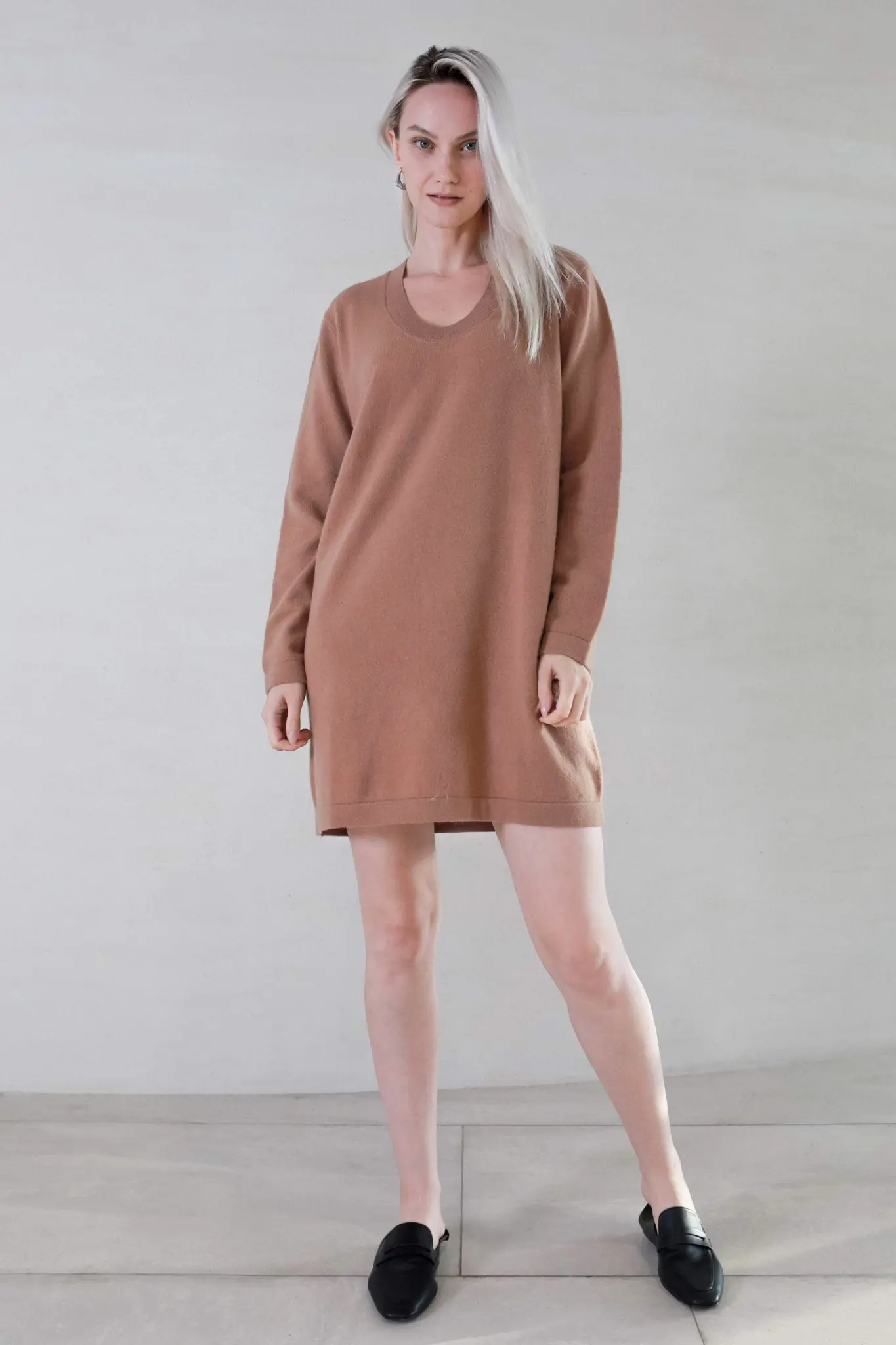 Cashmere Midi Dress - HBQMJX
