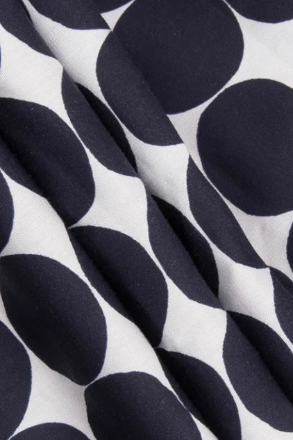 Polka Dot Tiered Backless Dress - HBQMJX