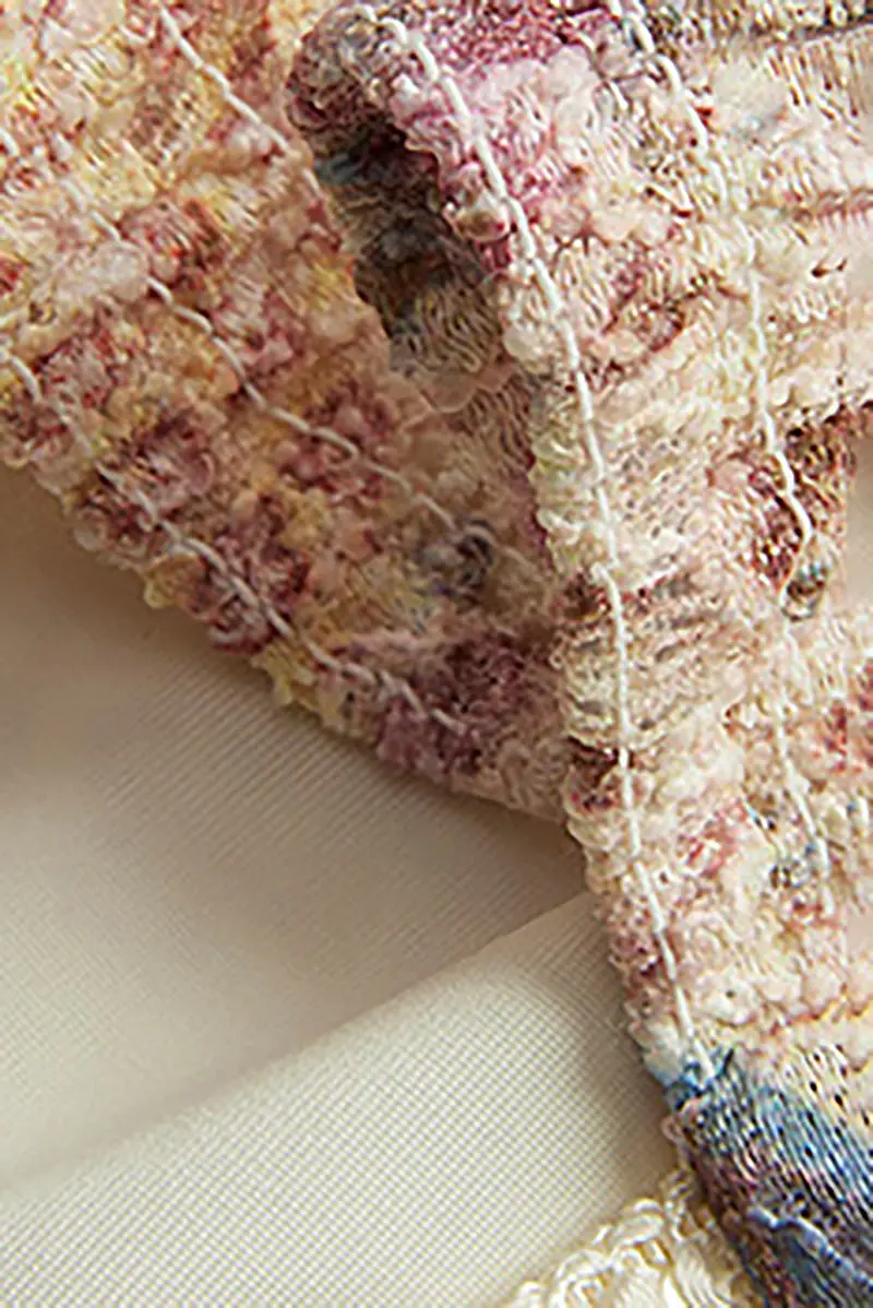 Floral Lace Spaghetti-Strap Tie-Neck Midi Dress - HBQMJX