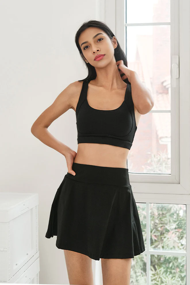 Classic Women's Sport Tennis Skirt - HBQMJX