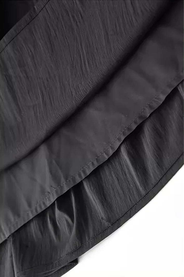 French Style Spaghetti Strap Vacation Maxi Dress - HBQMJX