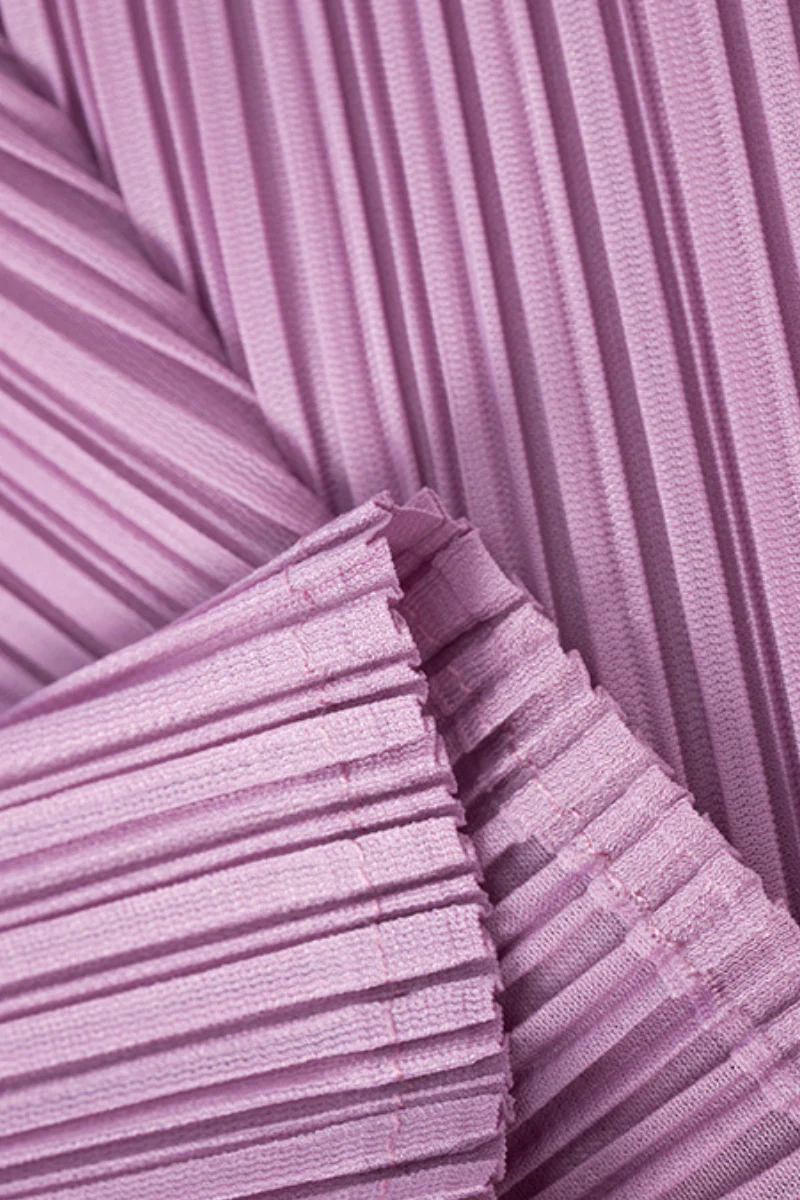 Designer Inspired Pleated Midi Skirt - HBQMJX