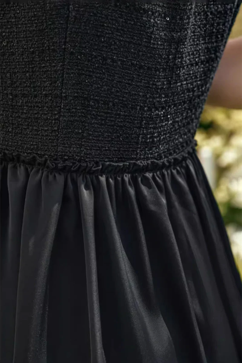 Black Sleeveless Fit & Flare Maxi Dress - HBQMJX