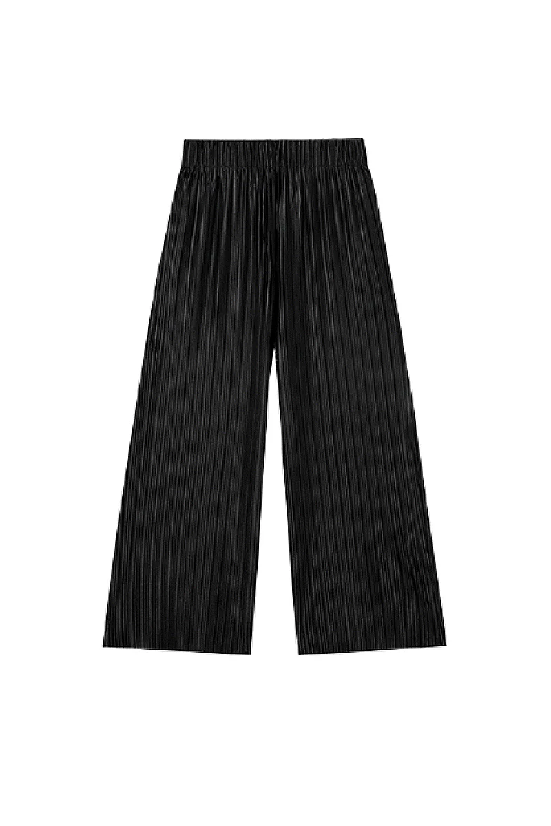 Flowy Pleated Pull-On Wide-Leg Pants - HBQMJX