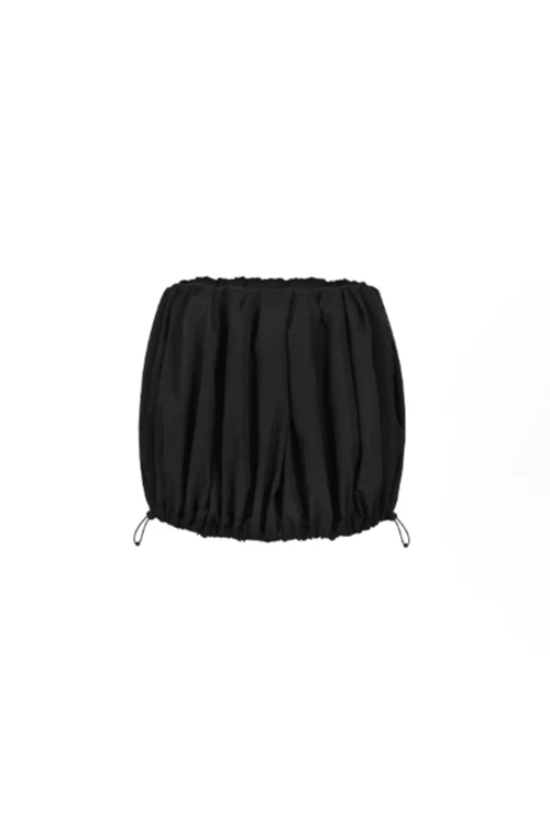 Preppy Mid-Rise Bubble Skirt - HBQMJX