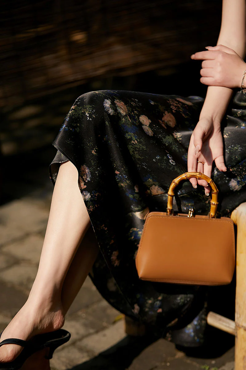 19 Momme Silk-Blend Slip Dress in Floral Print - HBQMJX