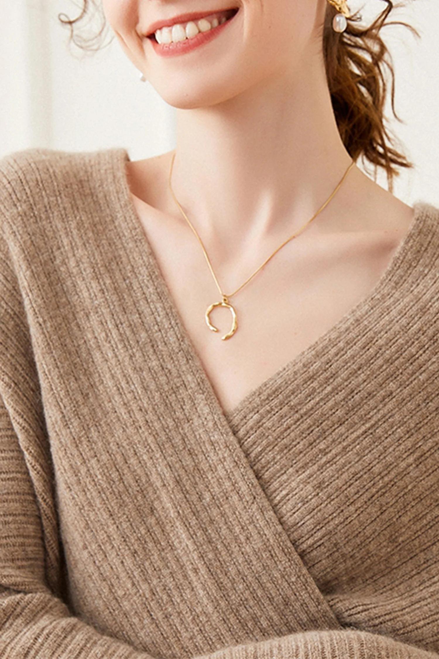 Ultrasoft Cashmere-Wool Long Sleeve Wrap Sweater Dress - HBQMJX