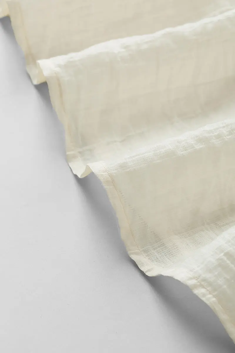 Ivory Lyocell Sleeveless Ruffle-Detail Midi Dress - HBQMJX