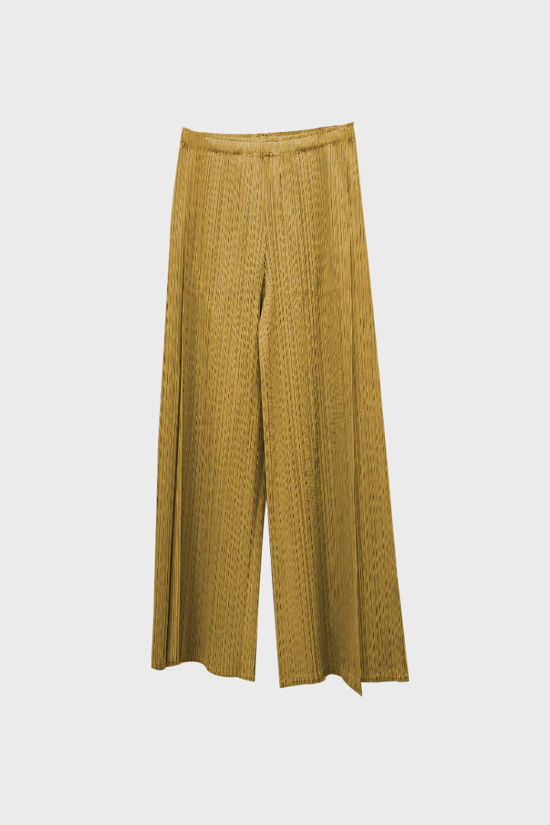 Designer Inspired Pleated Wide-Leg Cropped Pants - HBQMJX