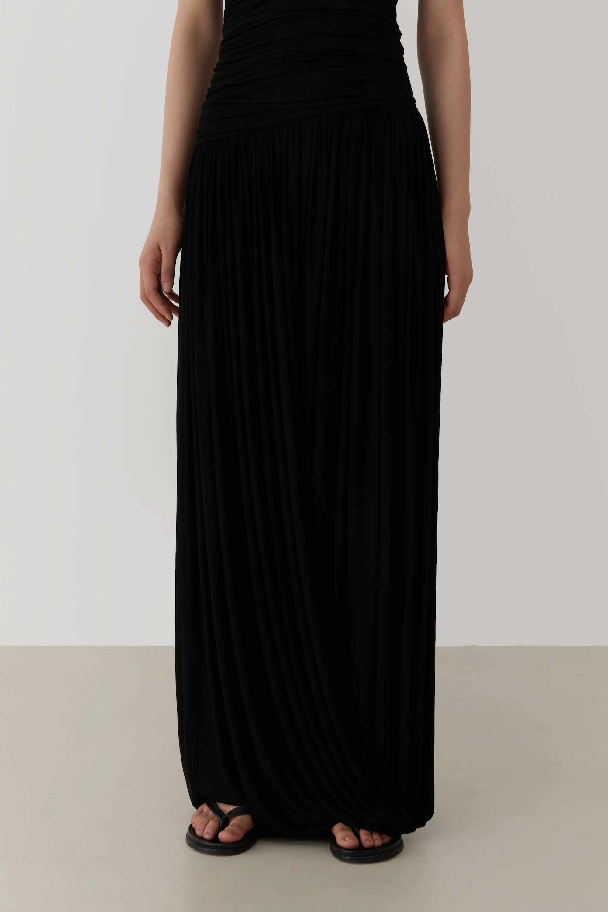 Tube Ruched Strapless Dress - HBQMJX