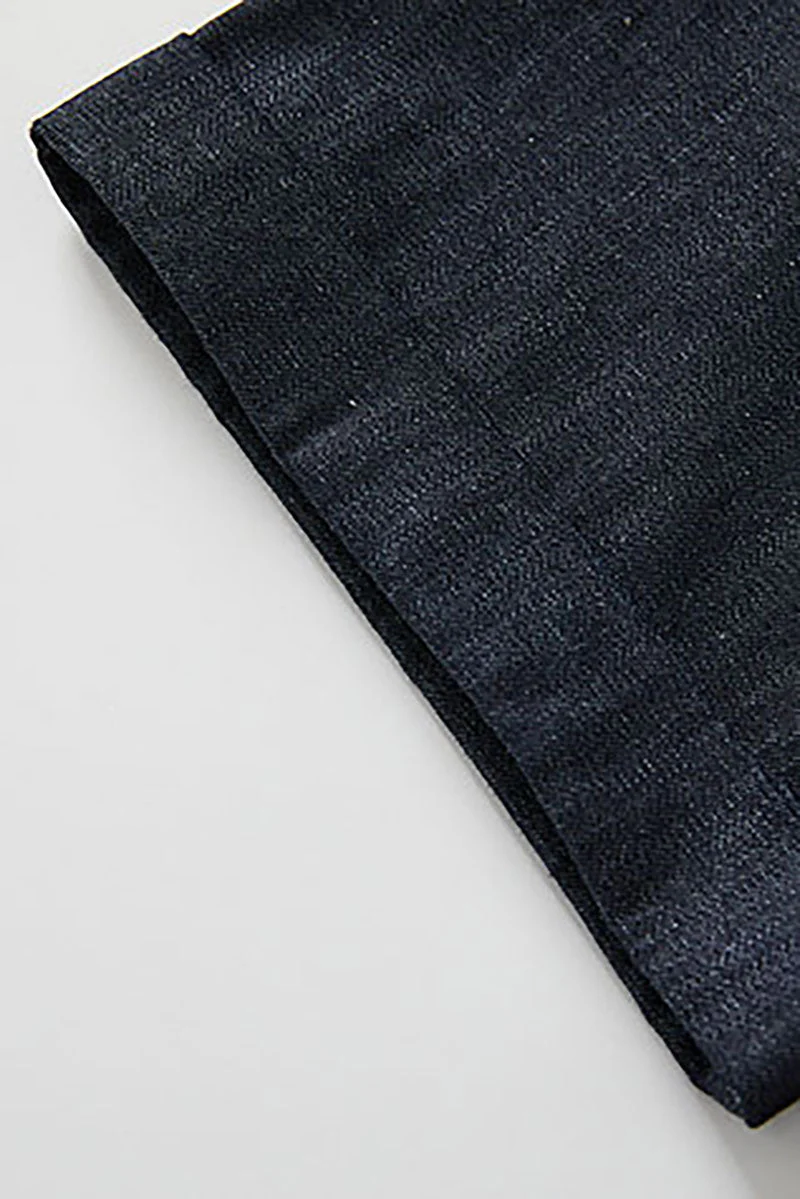 Tencel Denim Short-Sleeve Button-Up Midi Shirt Dress - HBQMJX