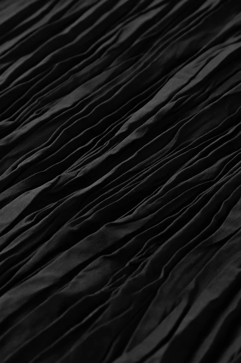 Designer Inspired Pleated Flowy Sleeveless Midi Dress - HBQMJX