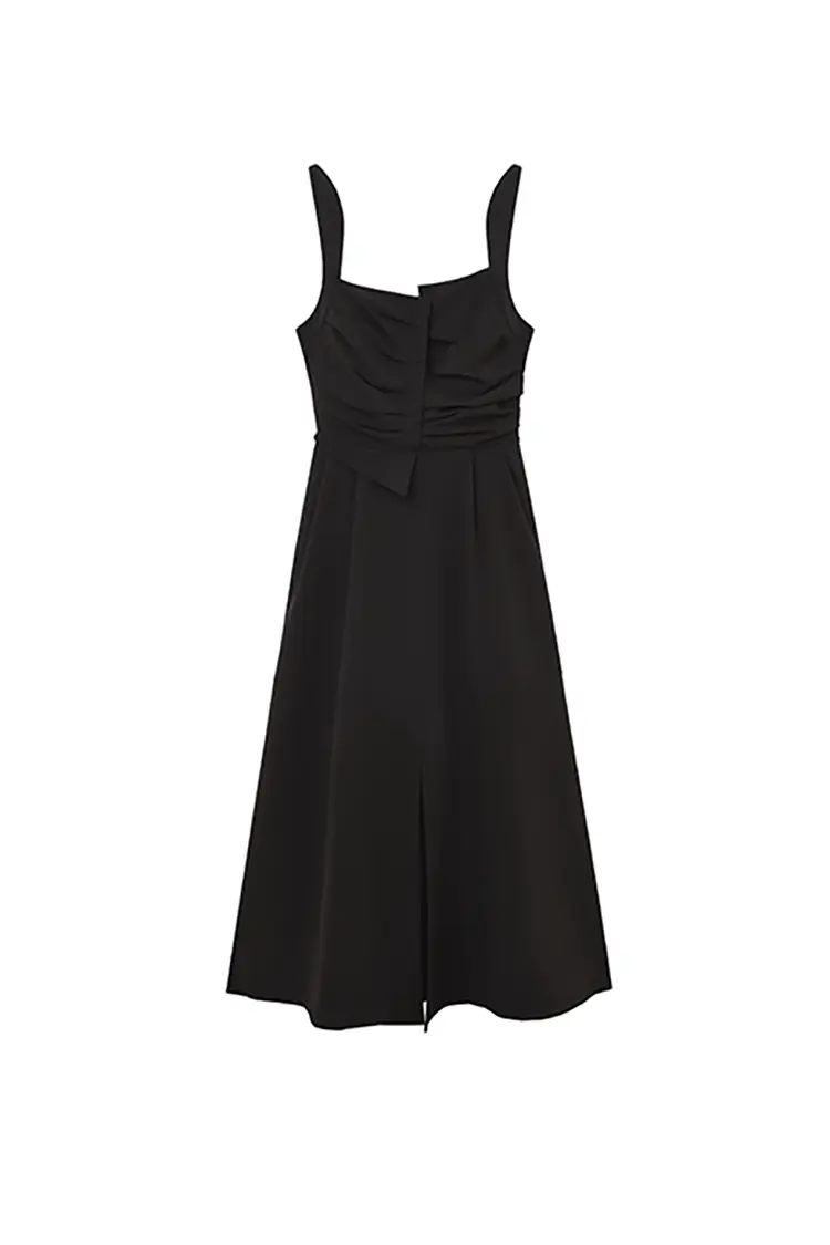 Asymmetric Front Sleevesless Dress - HBQMJX